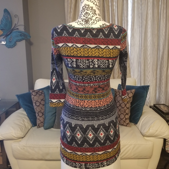 Dress Small Multicolor Fall - Picture 3 of 3